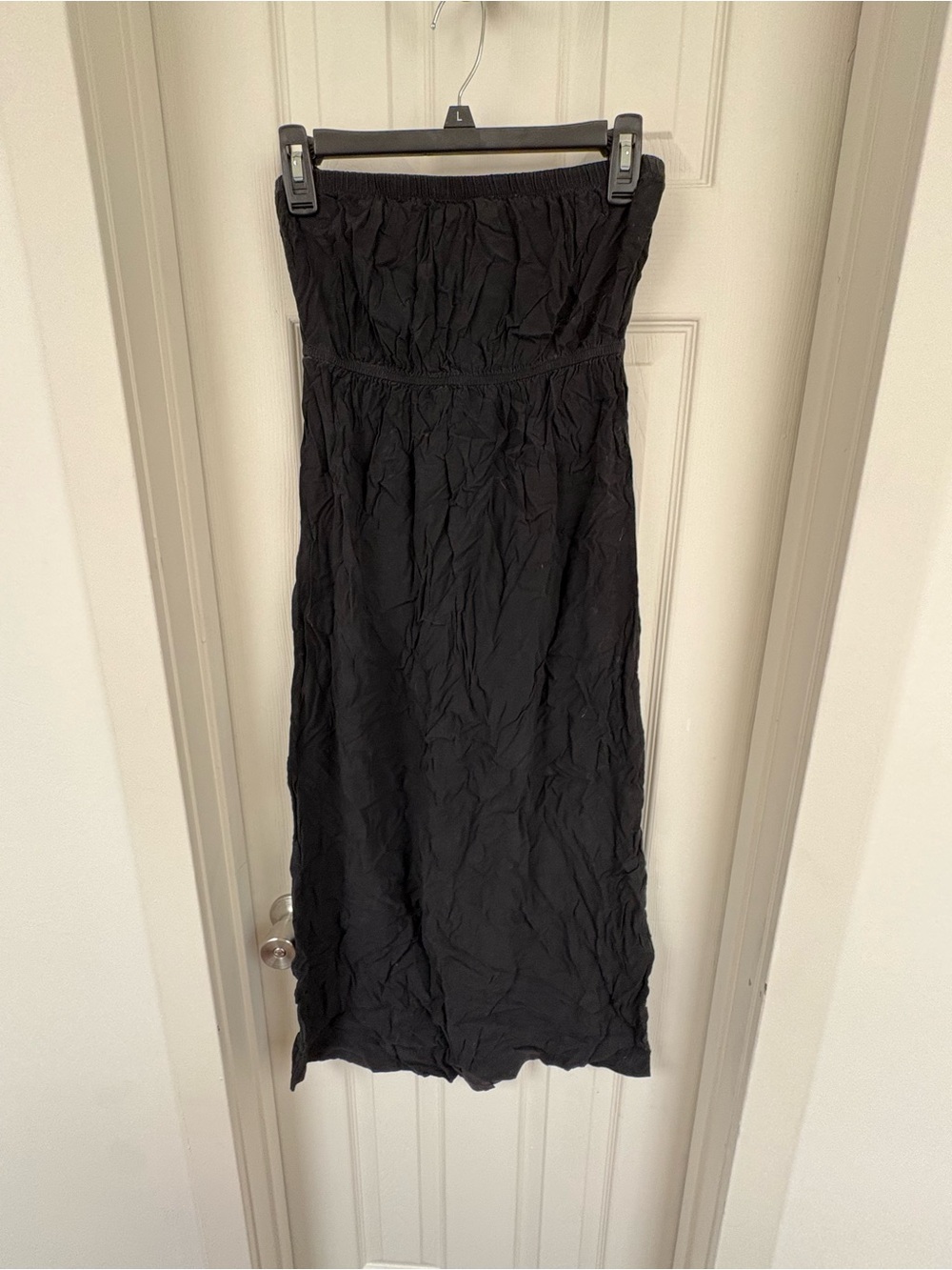 Lipstick Boutique Black Strapless Maxi Dress